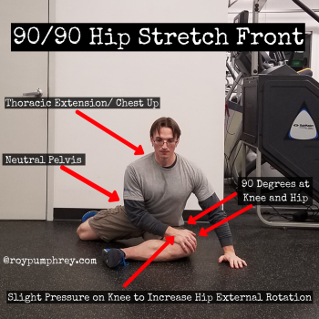 "Open the Taint", 90/90 Hip Stretch to Improve Your Hip Mobility.